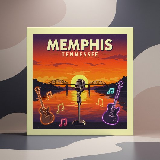 Vintage Memphis Tennessee タイル