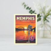 Vintage Memphis Tennessee ポストカード (スタンド正面)