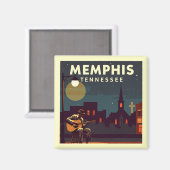 Vintage Memphis Tennessee マグネット (正面/裏面)