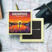 Vintage Memphis Tennessee 缶バッジ