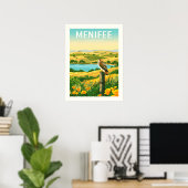 Vintage Menifee California ポスター (ホームオフィス)