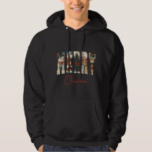 Vintage Merry Christmas Hoodie
