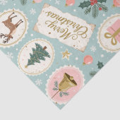 Vintage Merry Christmas Pattern Wrapping Paper 薄葉紙 (詳細)