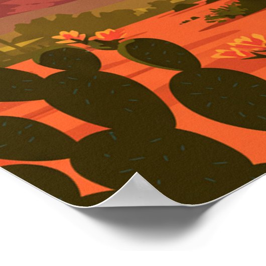 Vintage Mesa Arizona ポスター (角)