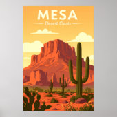 Vintage Mesa Arizona ポスター (正面)