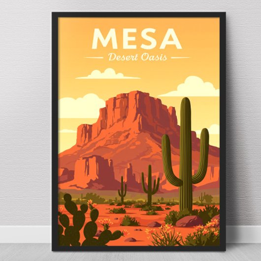 Vintage Mesa Arizona ポスター