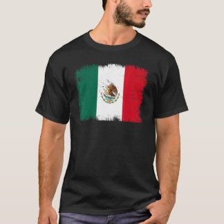 Vintage Mexico Flag Mexican Independence Day Tシャツ