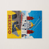 Vintage Mexico travel ジグソーパズル (横)