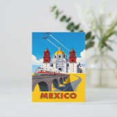 Vintage Mexico travel 案内ポストカード (スタンド正面)