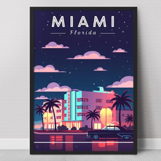 Vintage Miami ポスター