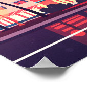 Vintage Miami ポスター (角)