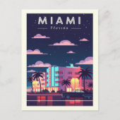 Vintage  Miami ポストカード (正面)