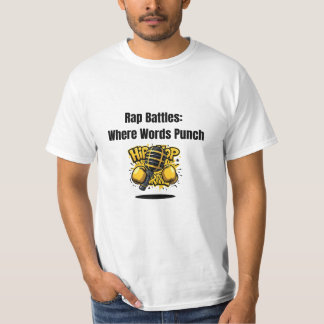 Vintage Microphone Hip Hop Rap Battles Digital Ill Tシャツ