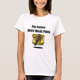 Vintage Microphone Hip Hop Rap Battles Digital Ill Tシャツ