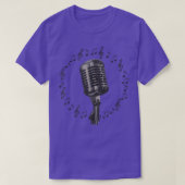 Vintage Microphone Music 3158 Tシャツ (デザイン正面)