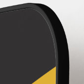 Vintage Midnight Across Striping with Name ピックルボールラケット (左詳細)