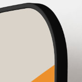 Vintage Midnight Sunrise Across Striping with Name ピックルボールラケット (左詳細)