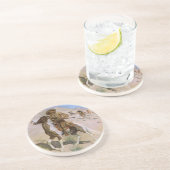 Vintage Military Cowboys, The Scout by Remington コースター (側面)