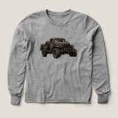 Vintage Military Off-Road Truck Illustration (デザイン正面)