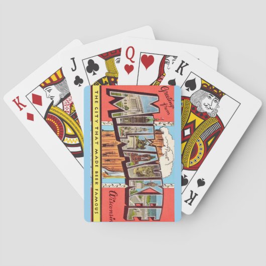 Vintage Milwaukee Playing Cards トランプ (裏面)