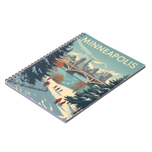 Vintage Minneapolis ノートブック (左側)