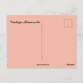 Vintage Minnesota Map ポストカード (裏面)