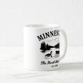 Vintage Minnesota Travel コーヒーマグカップ (正面右)