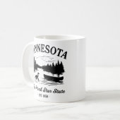 Vintage Minnesota Travel コーヒーマグカップ (正面左)