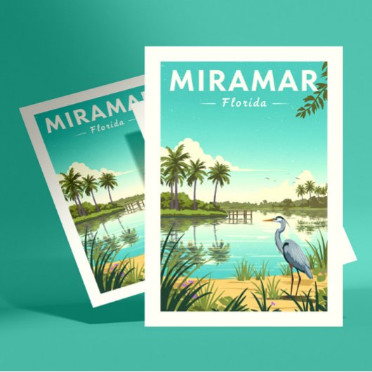 Vintage Miramar Florida ポストカード