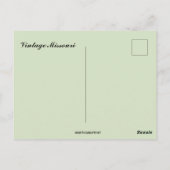 Vintage Missouri ポストカード (裏面)