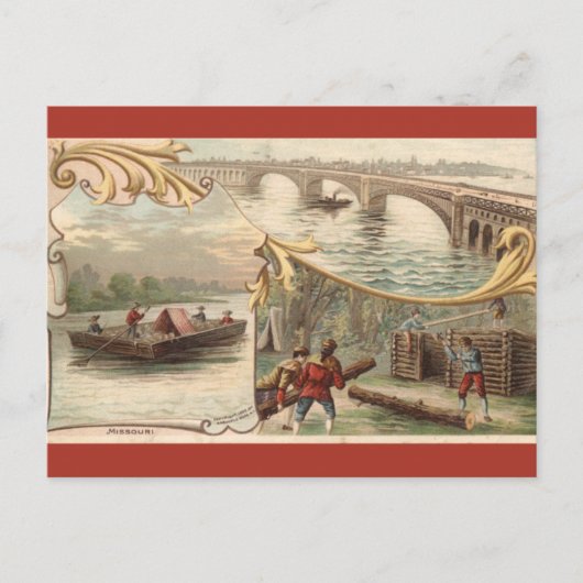 Vintage Missouri ポストカード (正面)