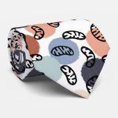Vintage Mitochondria on White ネクタイ (ロール)