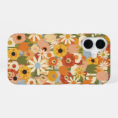 Vintage Mixed Floral Composition iPhone 16ケース (裏面横)