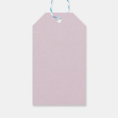 Vintage Mocha Victorian Wedding – Pale Brown ギフトタグ (裏面)