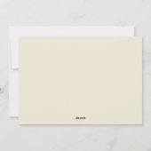 Vintage Modern Pine Green Xmas card シーズンカード (裏面)