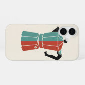 Vintage Moka Pot Icon iPhone 16ケース (裏面横)