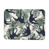 Vintage Monkey Pattern マグネット (横)