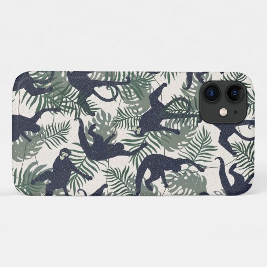 Vintage Monkey Pattern Case-Mate iPhoneケース (裏面(横))