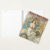 Vintage Mont-Carlo Poster by Alphonse Mucha プランナー手帳 (ディスプレー)