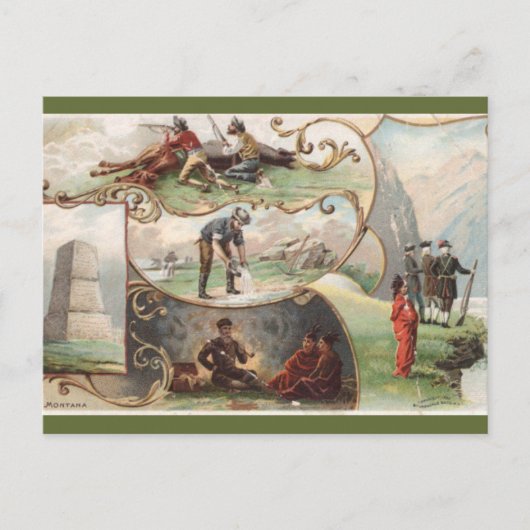 Vintage Montana ポストカード (正面)