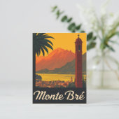 Vintage Monte Bré Travel ポストカード (スタンド正面)