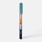 Vintage Moonrise over the Hills iPhone 16ケース (右側面)