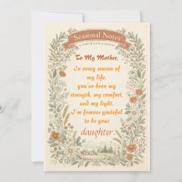Vintage Mother’s Day Card from Daughter シーズンカード