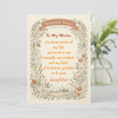Vintage Mother’s Day Card from Daughter シーズンカード (スタンド正面)
