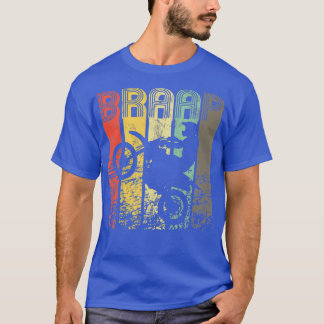 Vintage Motocross 70s Retro Braap MX Tee Gift Tシャツ