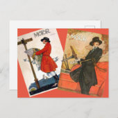 "Vintage Motor Magazine Covers" ポストカード (正面/裏面)