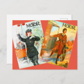 "Vintage Motor Magazine Covers" ポストカード (正面/裏面)