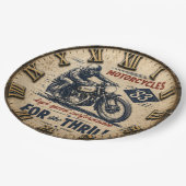 Vintage Motorcycle High Speed Performance ペーパープレート (アングル)