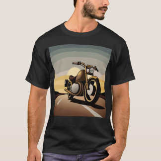 Vintage motorcycle lover friends tシャツ
