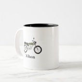Vintage Motorcycle Mug  ツートーンマグカップ (正面左)